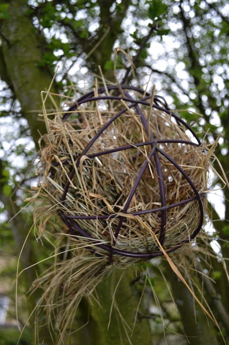 Basket of nesting material